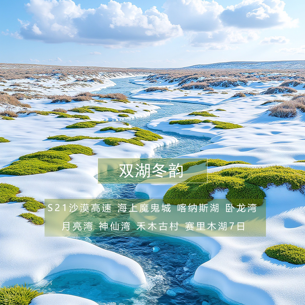 【双湖冬韵7日】1+1头等舱 2-6人小团